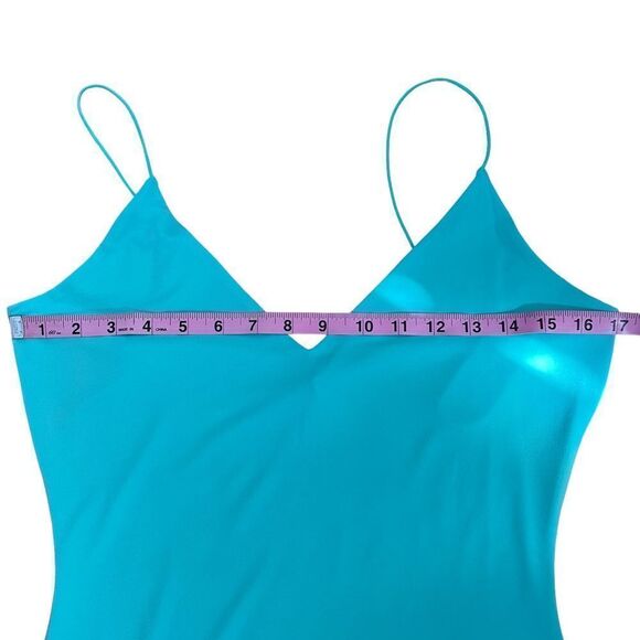 Fashion Nova ~ MINT GREEN ~ Sweet Talker Double Lined Mini dress ~ size Large - Picture 7 of 8